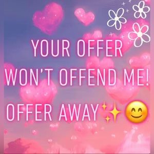 Feel free to make an offer!